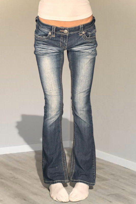 Lågmidjade jeans stl: S