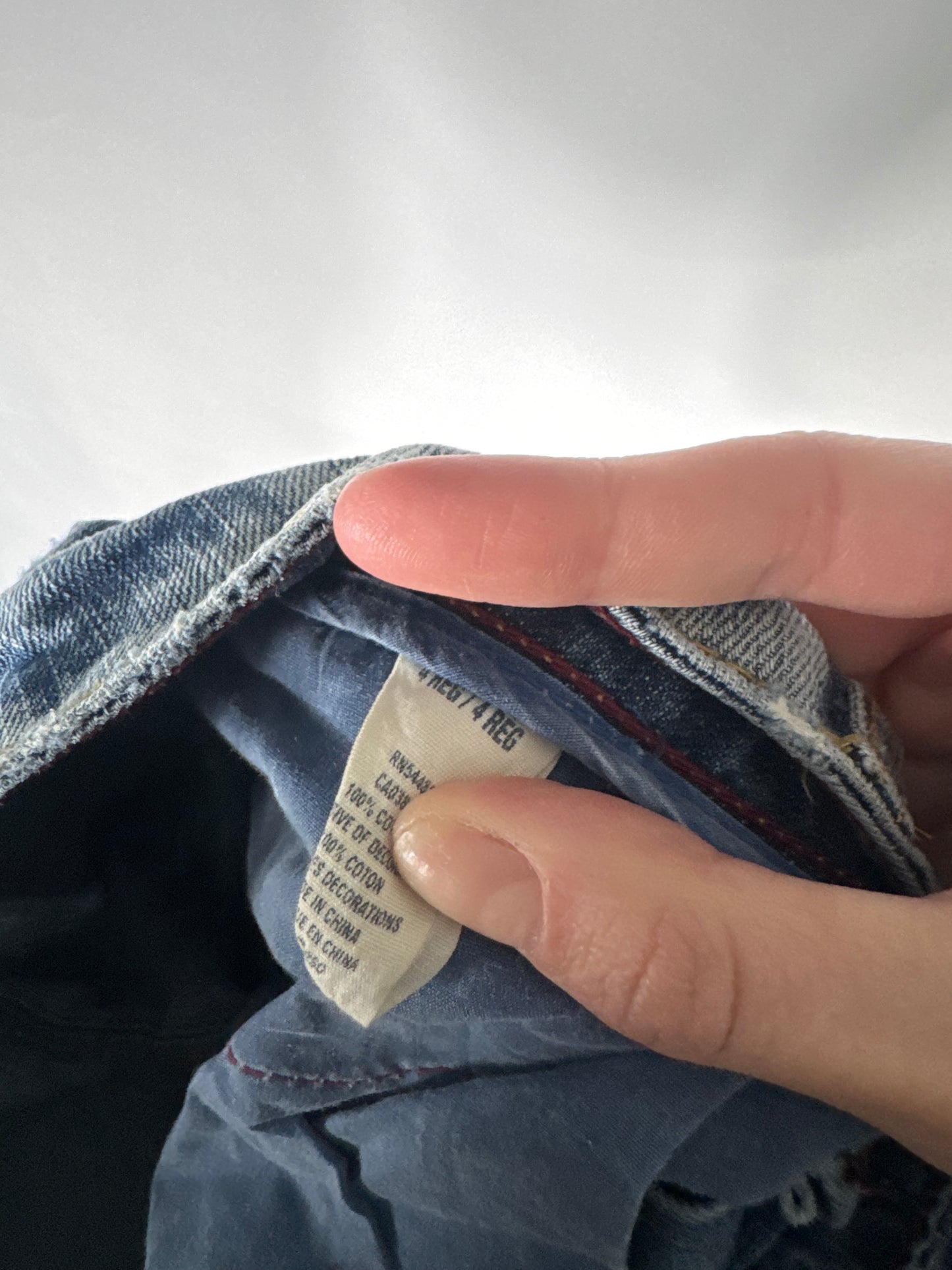 Lågmidjade jeans stl: S