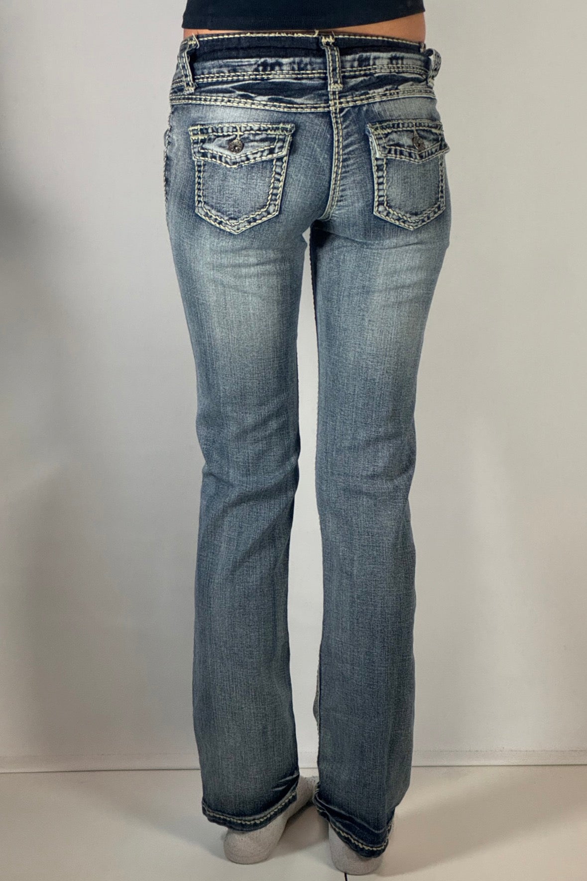 Lågmidjade jeans stl: XS