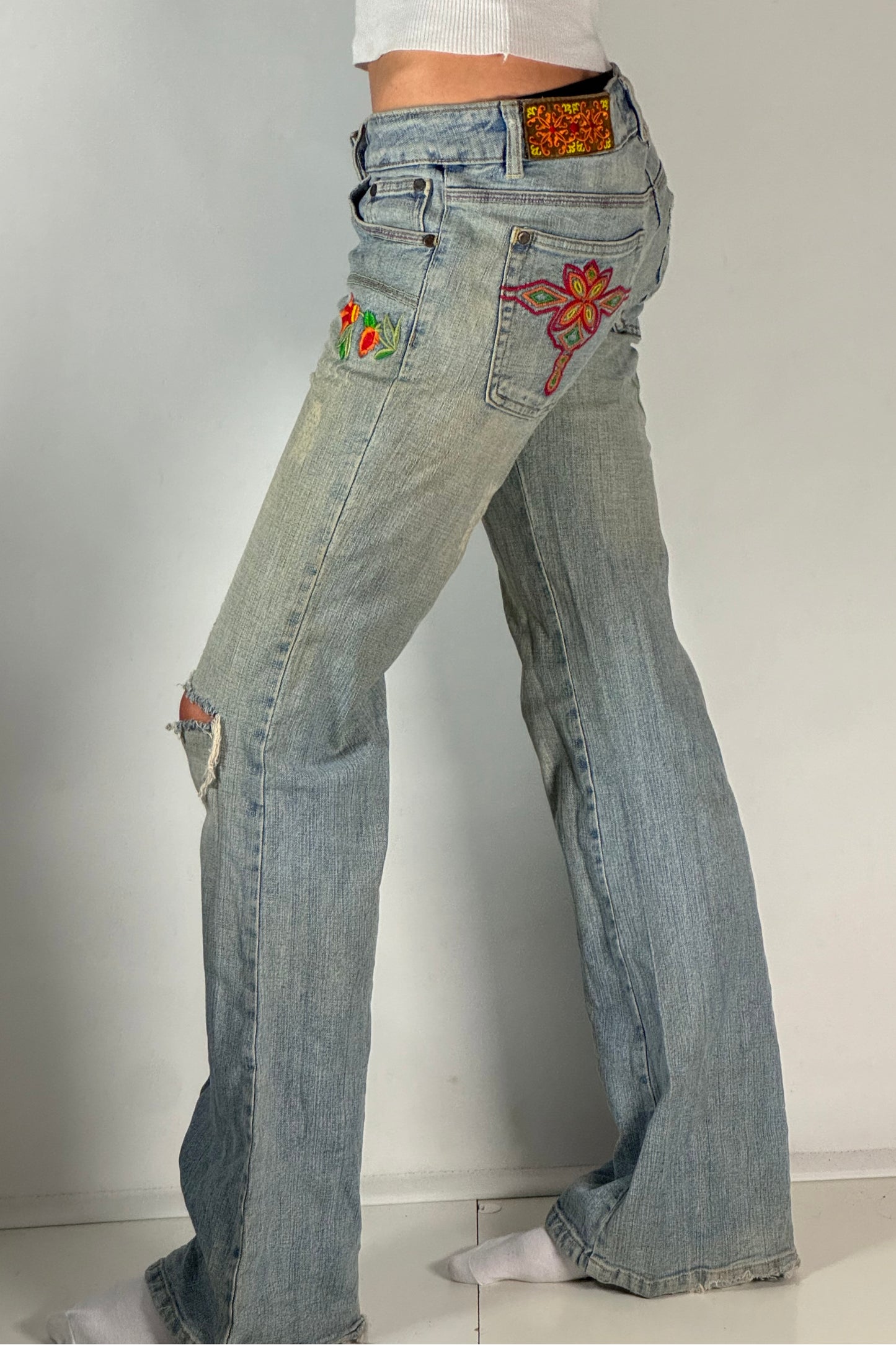 Lågmidjade jeans stl: S