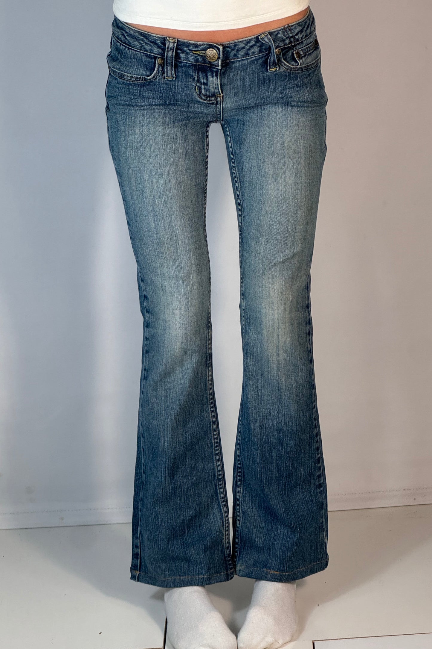 Lågmidjade jeans stl: XXS