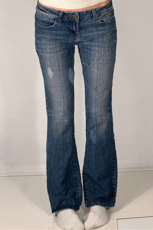 Lavtaljede jeans str: S