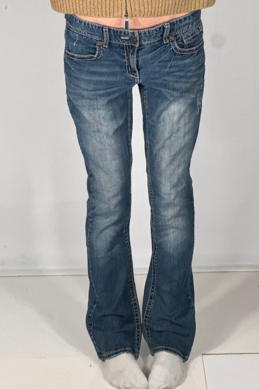Lavtaljede jeans str: S