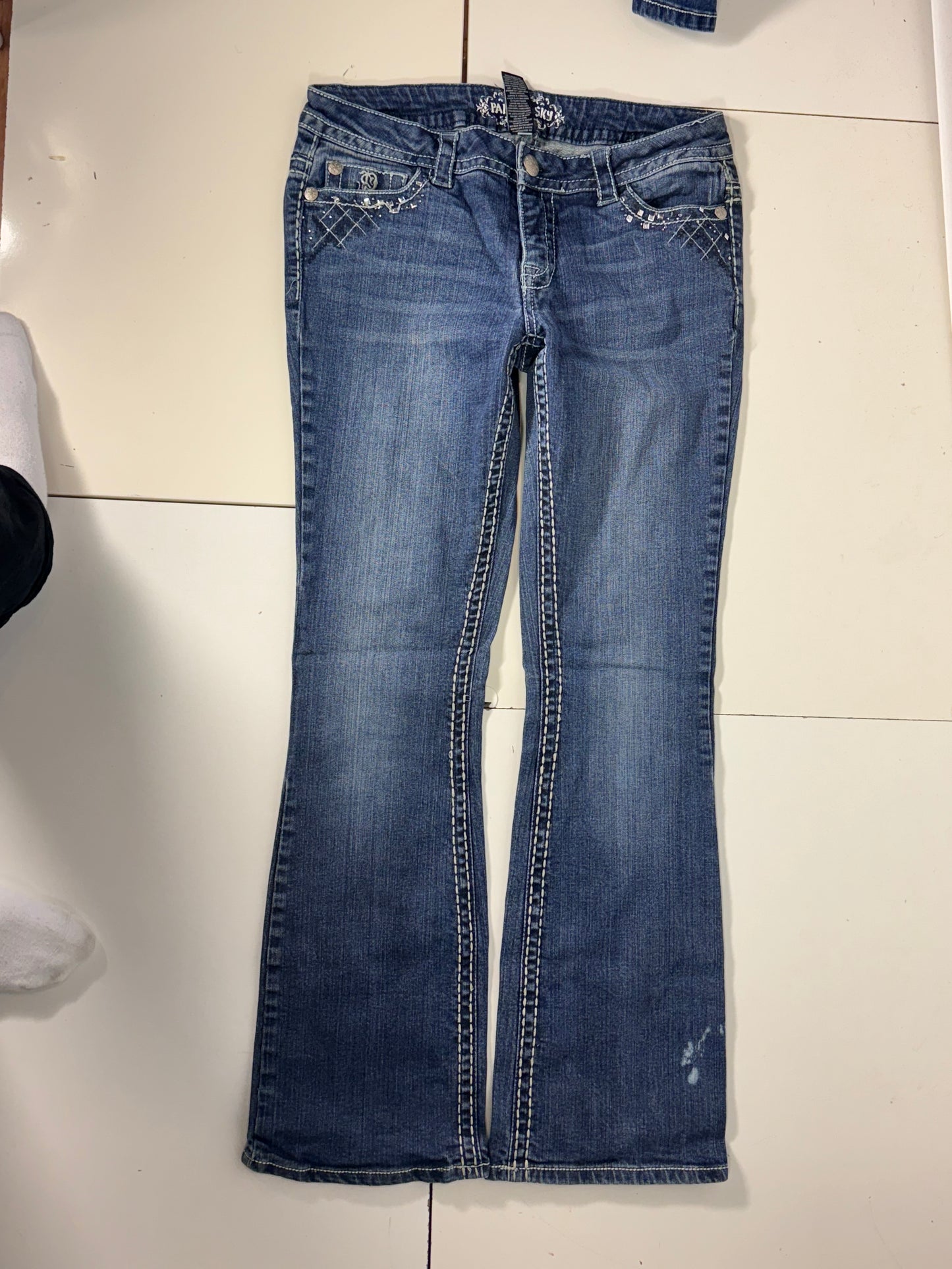 Lågmidjade jeans stl: S