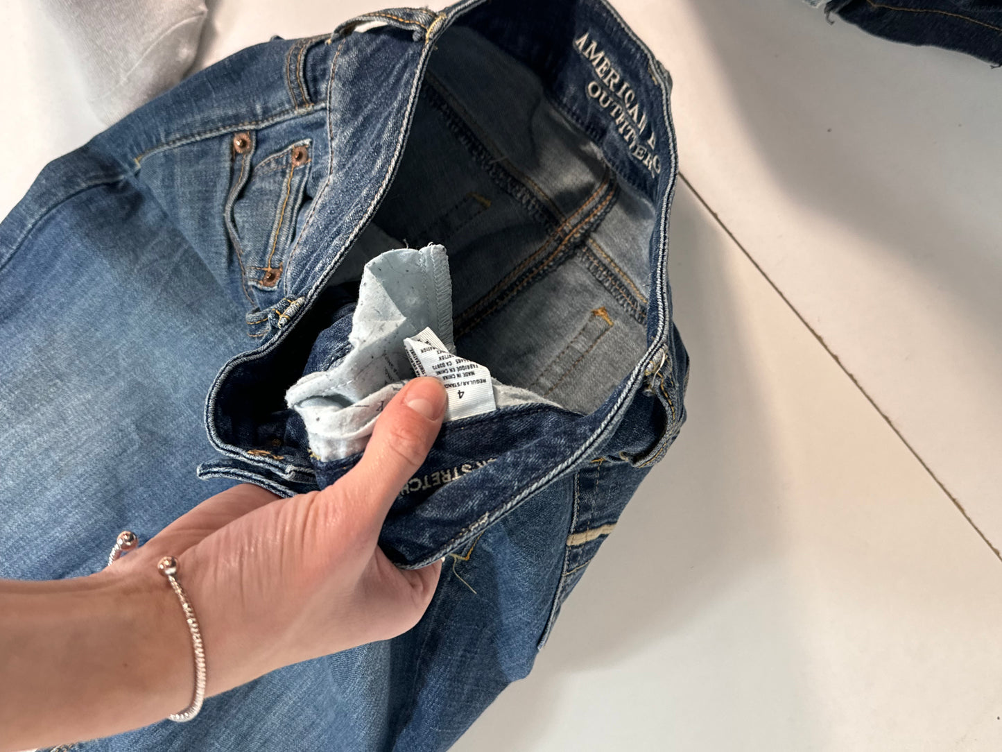 Lågmidjade jeans stl: XS