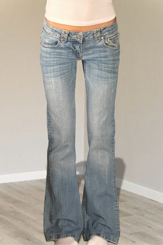 Lågmidjade jeans stl: S
