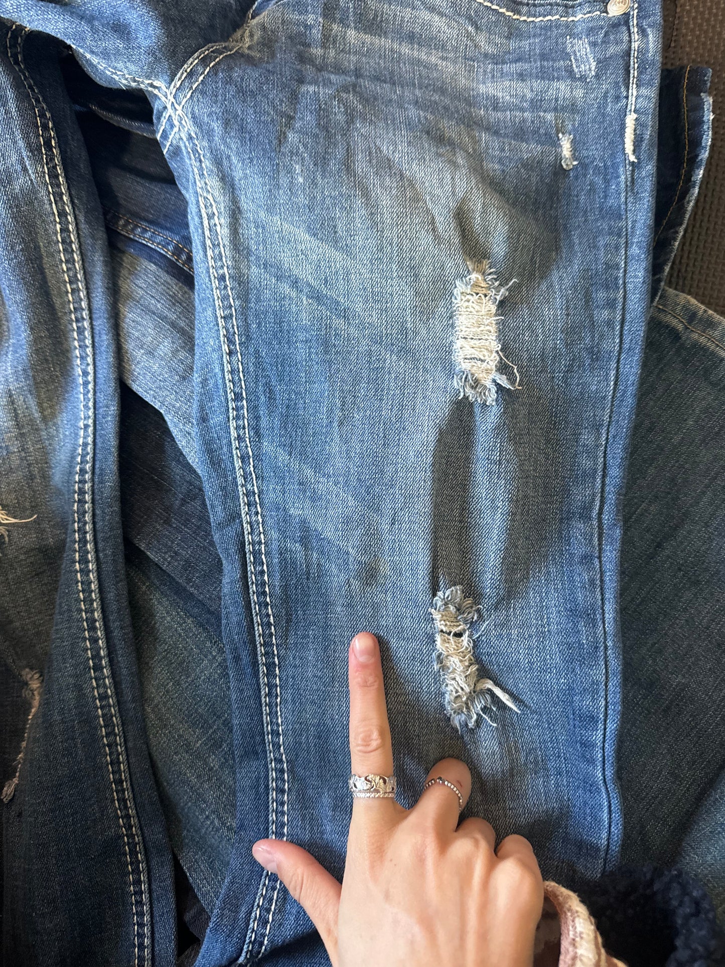 Lågmidjade jeans stl: S