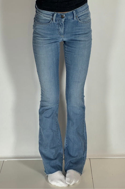 Utsvängda jeans stl: XXS
