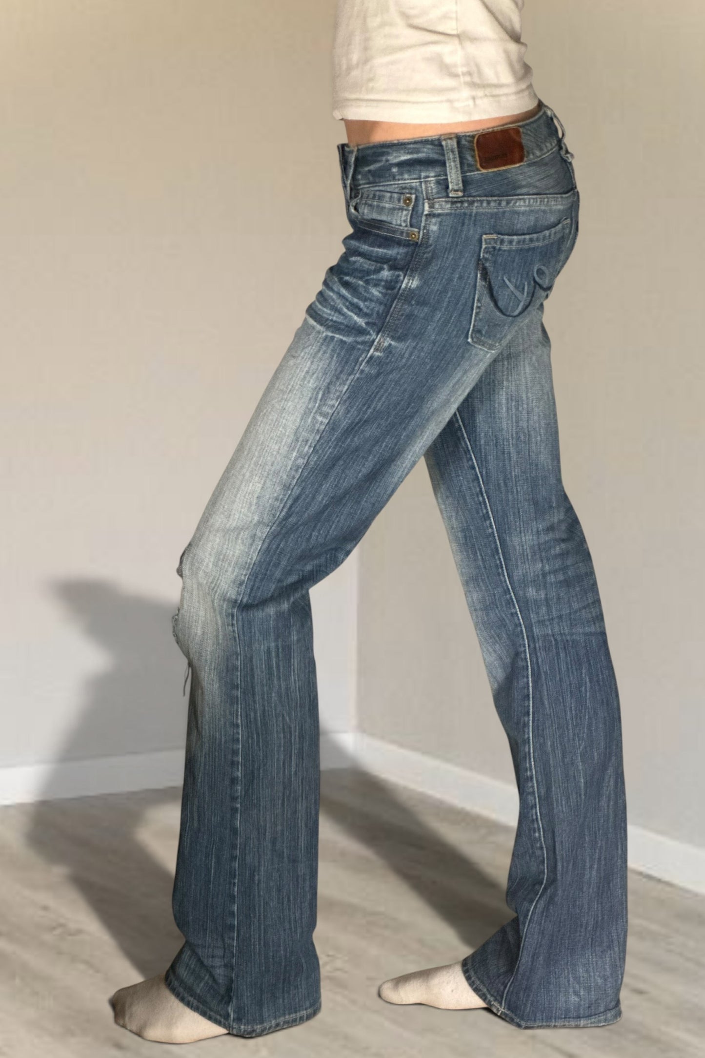 Lågmidjade jeans stl: XS/S