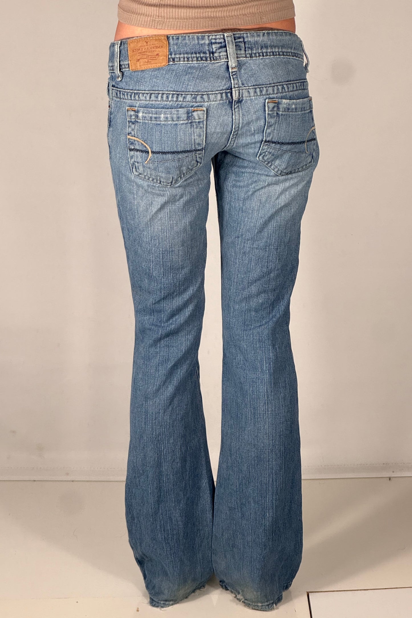 Lågmidjade jeans stl: S