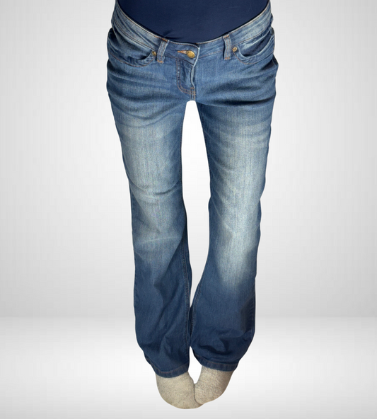Utsvängda jeans–stl: S