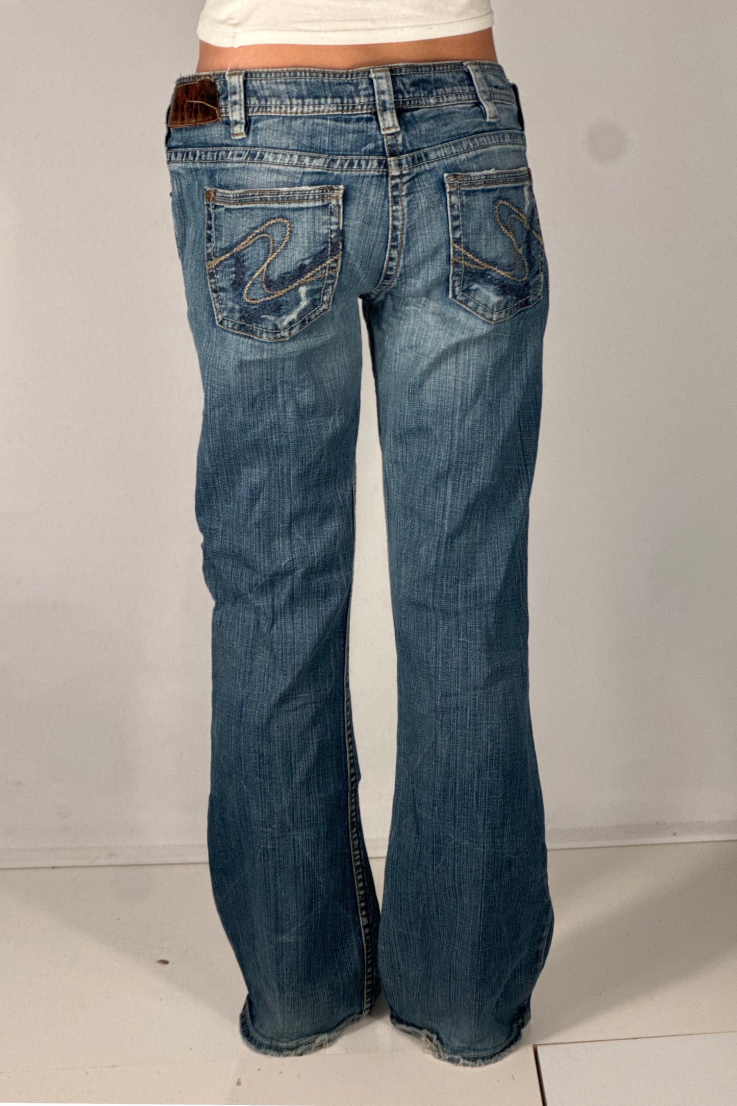 Lågmidjade jeans stl: M