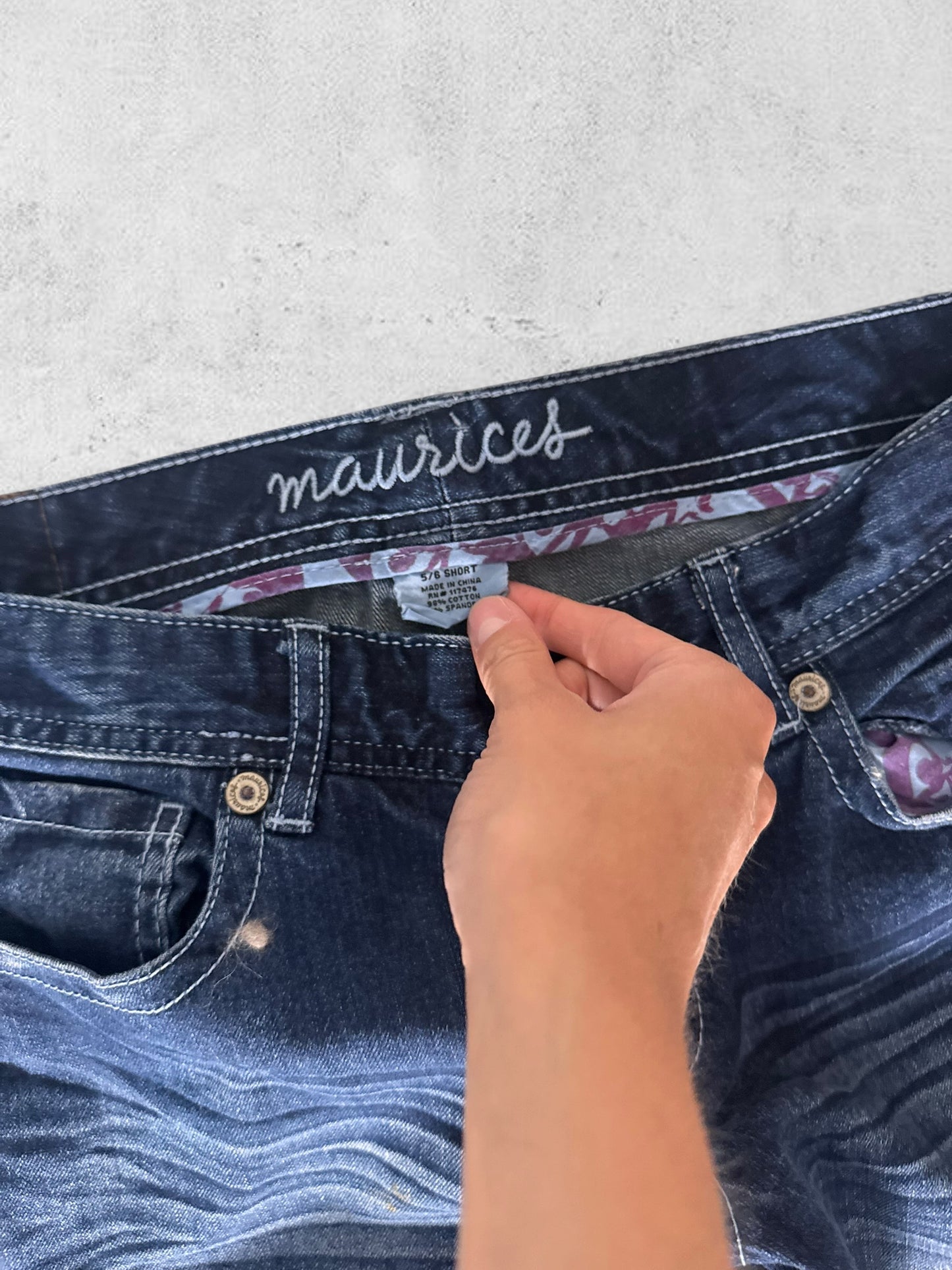 Lågmidjade jeans stl: M