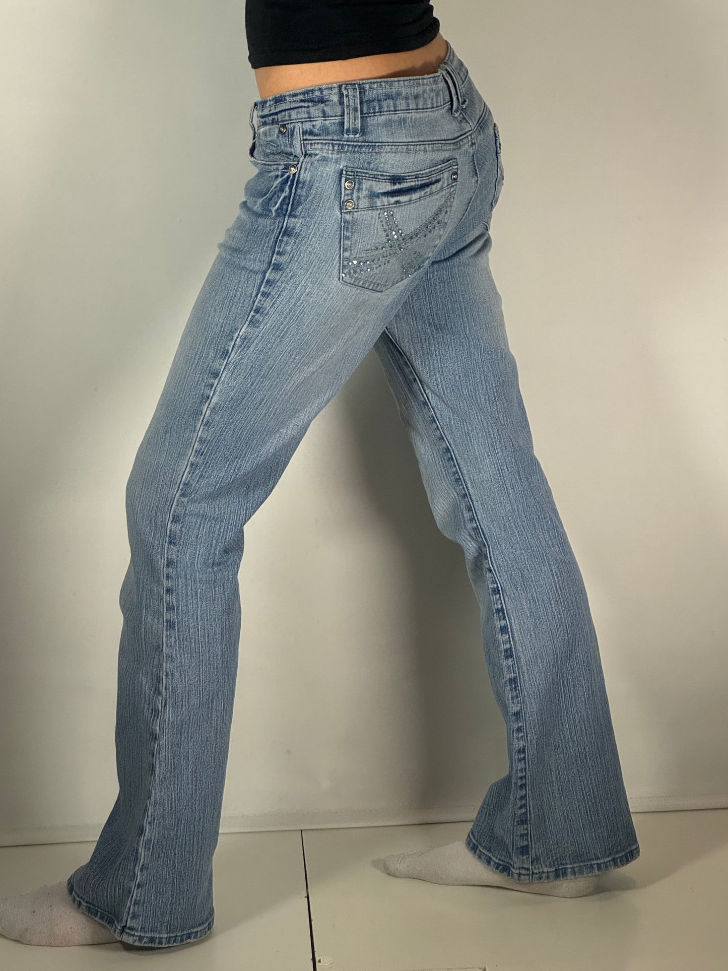 Lågmidjade jeans stl: M