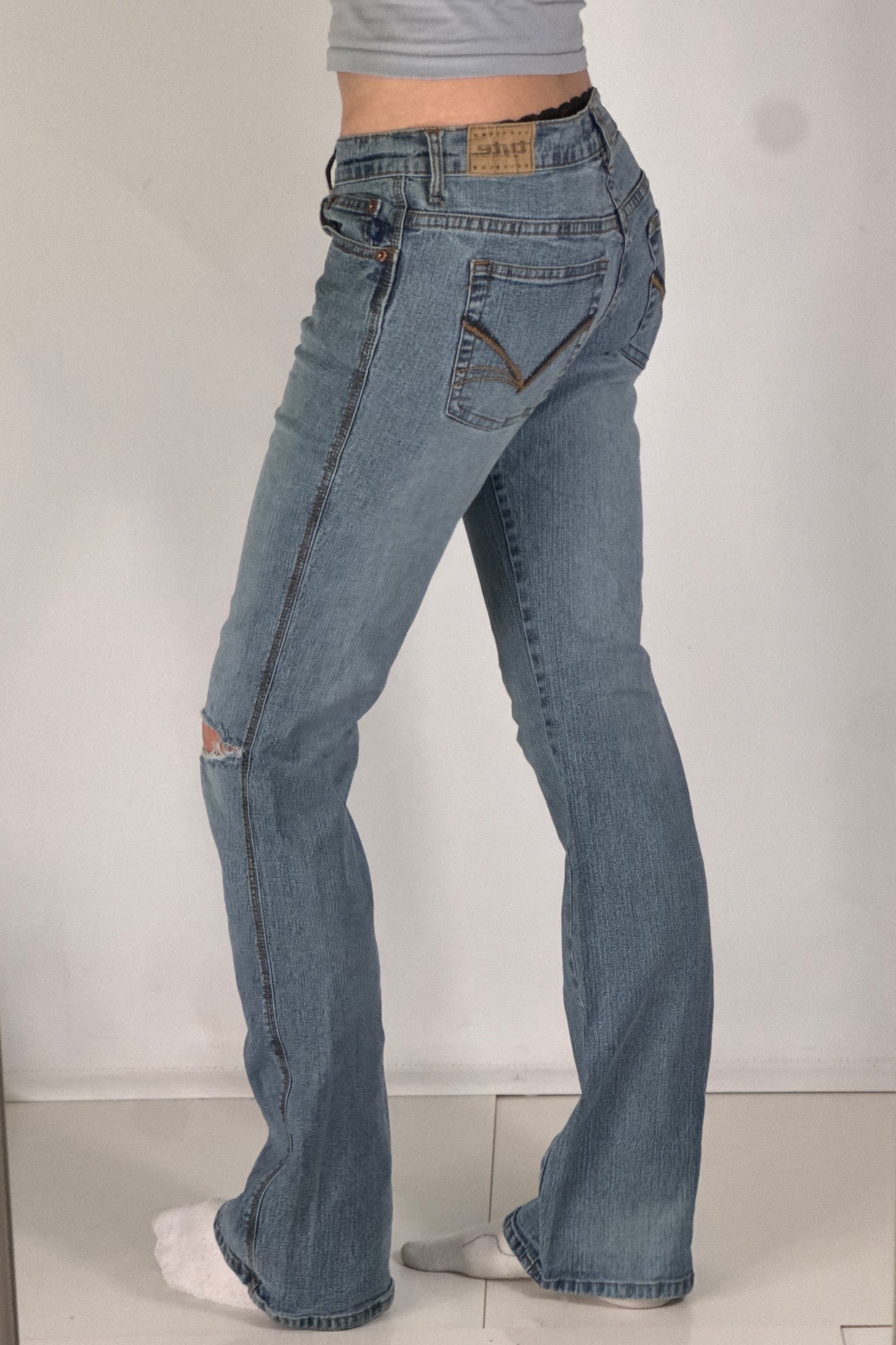 Lågmidjade jeans stl: S