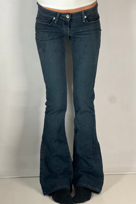 Lågmidjade jeans stl: XXS (W26/L34)