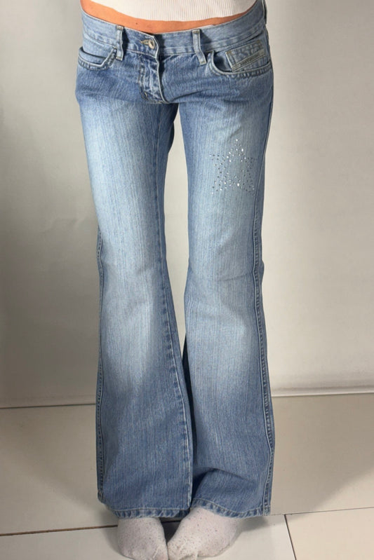 Lågmidjade jeans stl: XS
