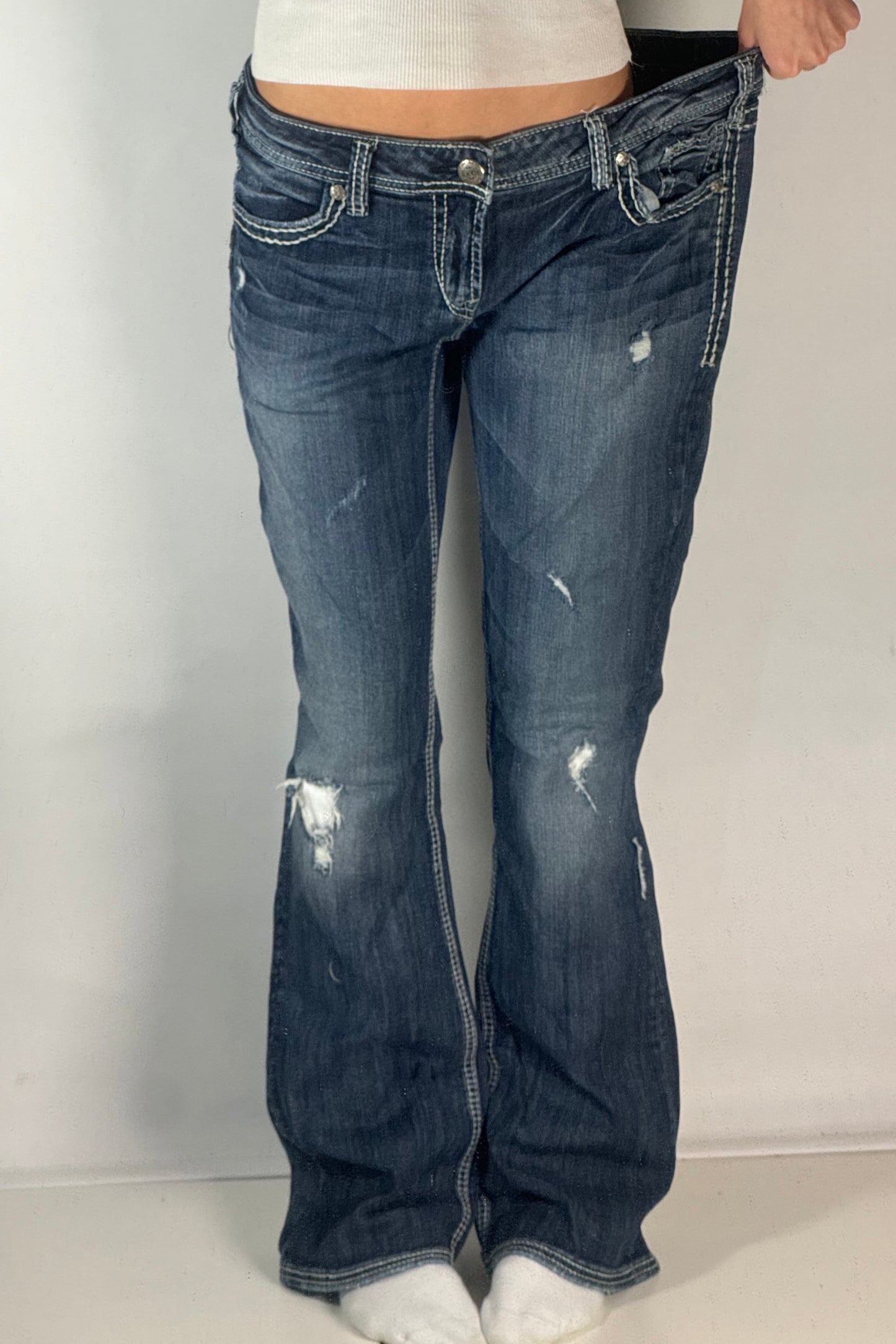 Lågmidjade jeans stl: L