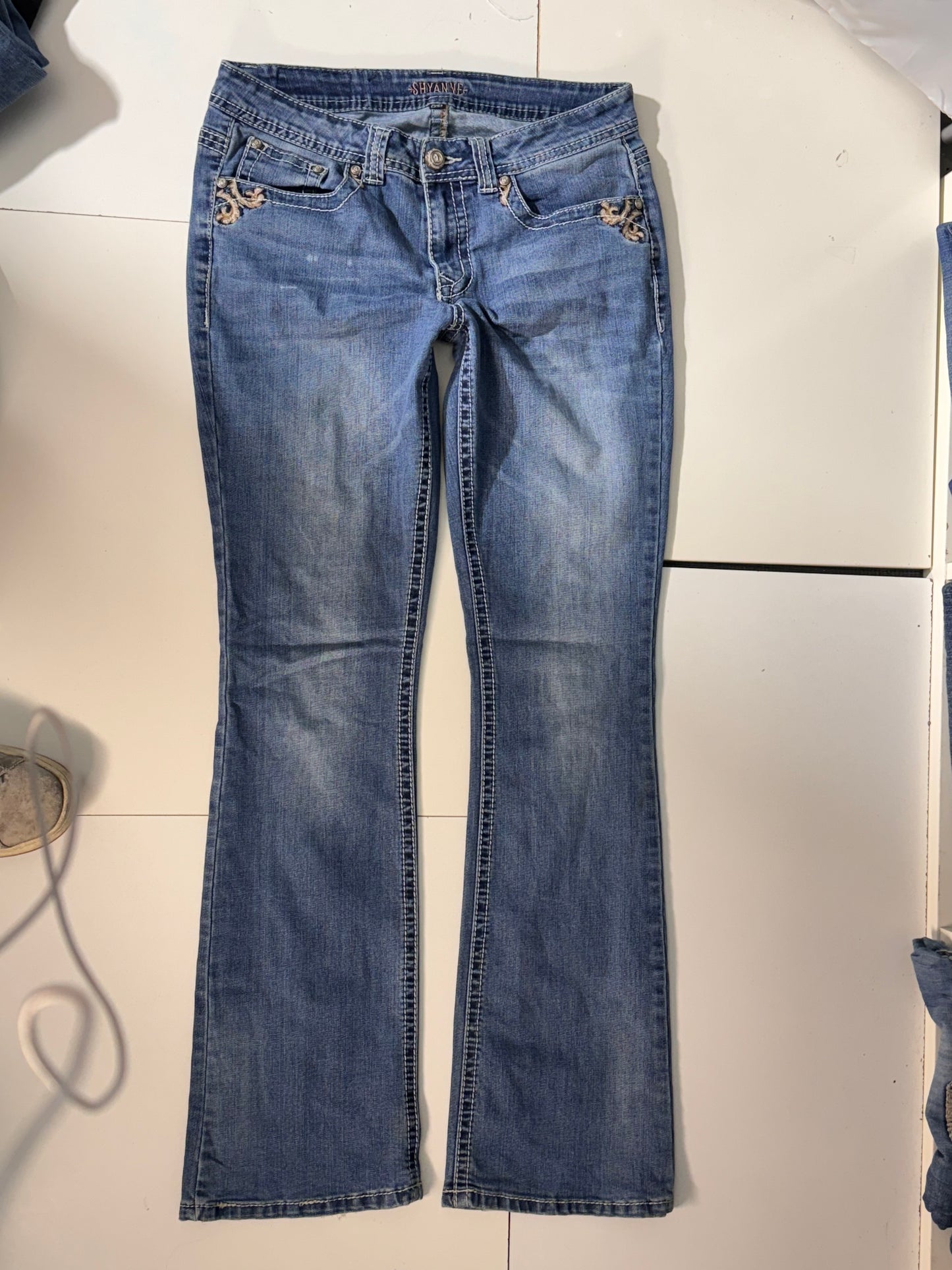 Lågmidjade jeans stl: S
