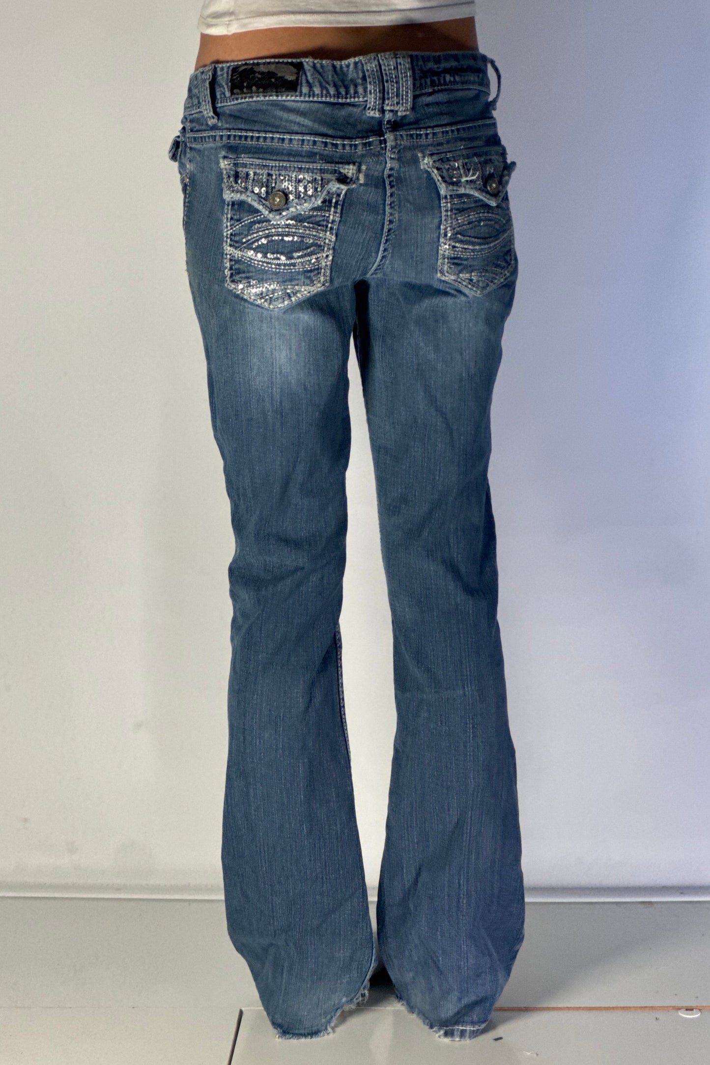 Lågmidjade jeans stl: S