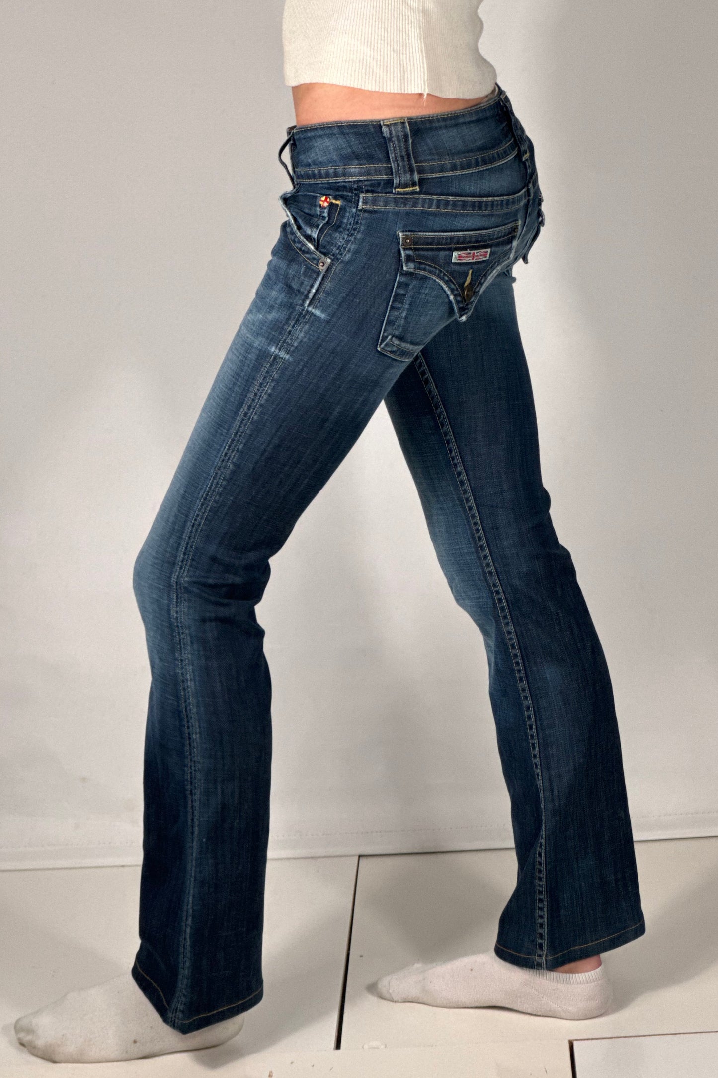 Lavlivede jeans str: XS
