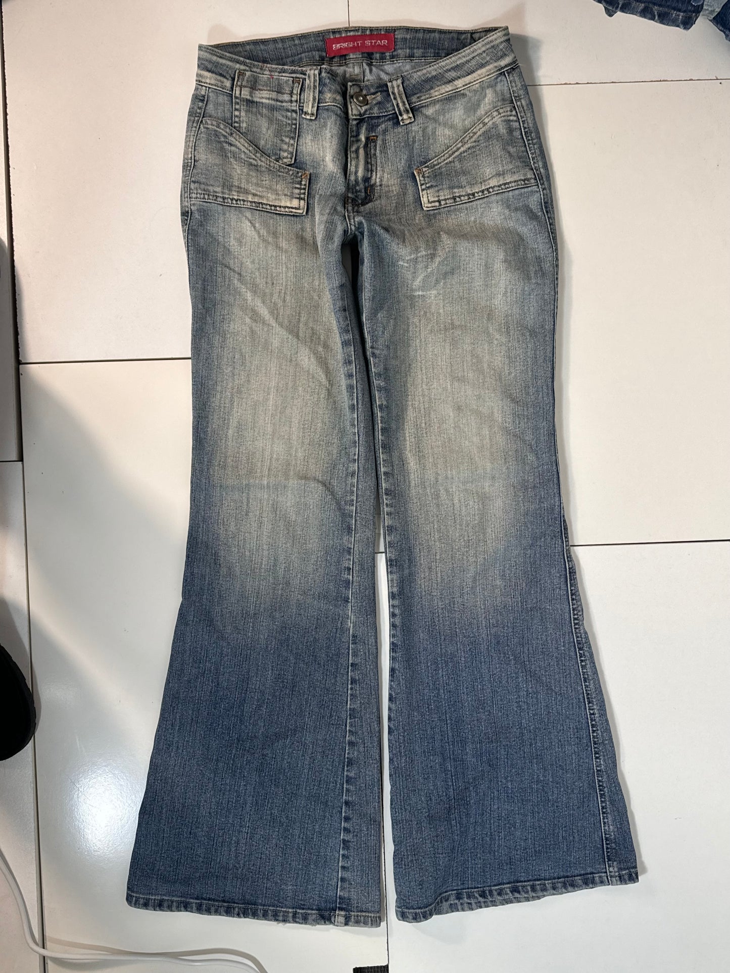 Lavtaljede jeans str: S