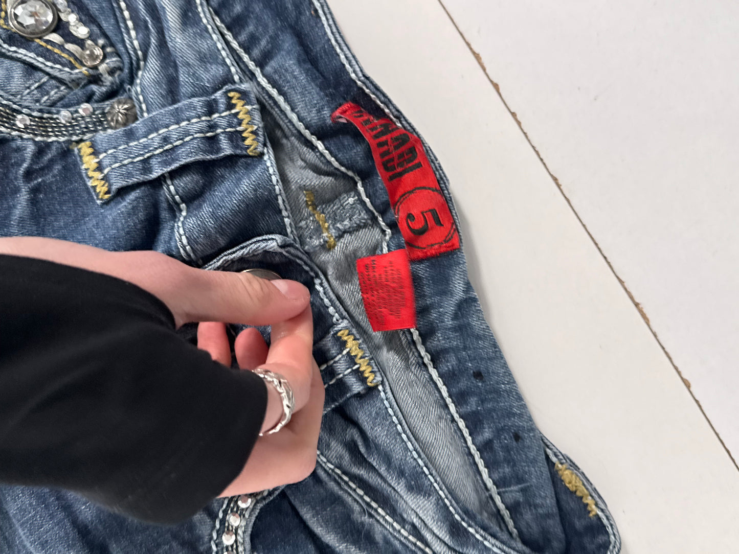 Lågmidjade jeans stl: XS