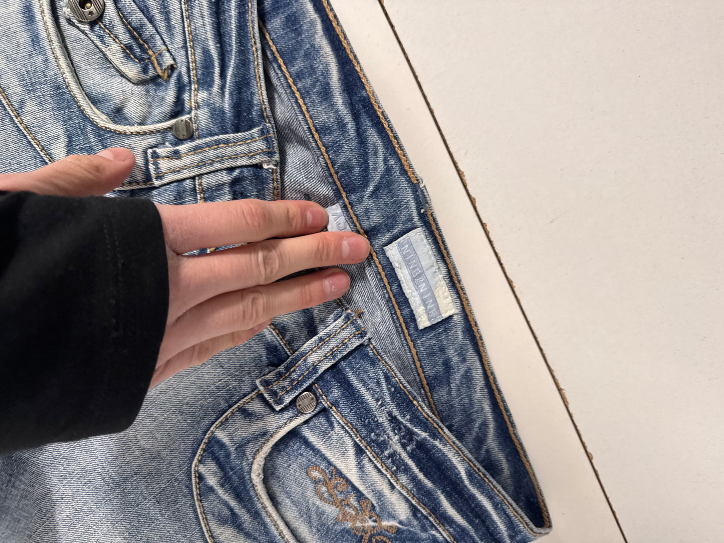 Lågmidjade jeans stl: XS
