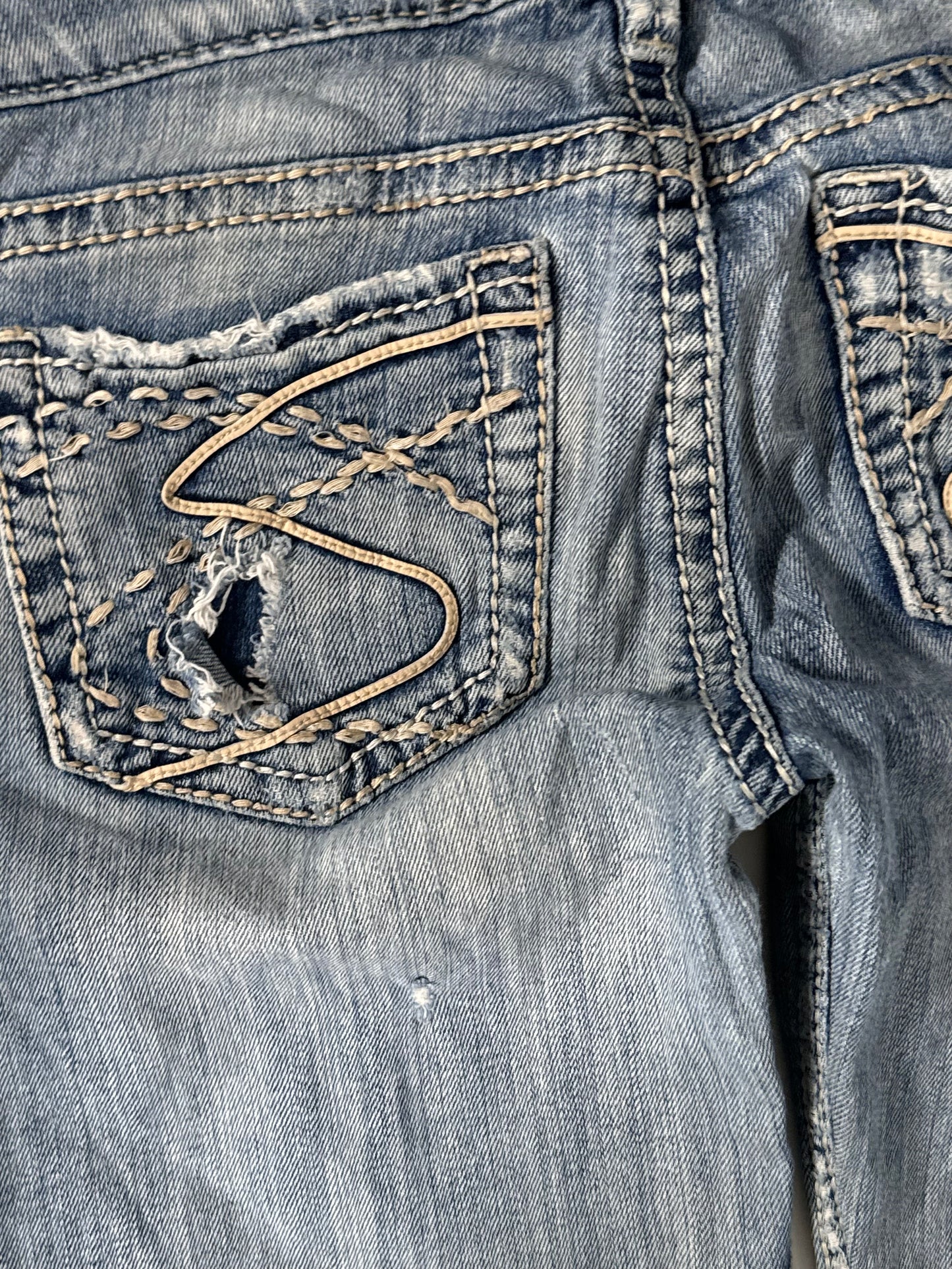 Lågmidjade jeans stl: S