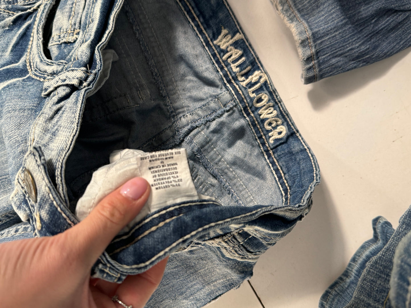 Lågmidjade jeans stl: S