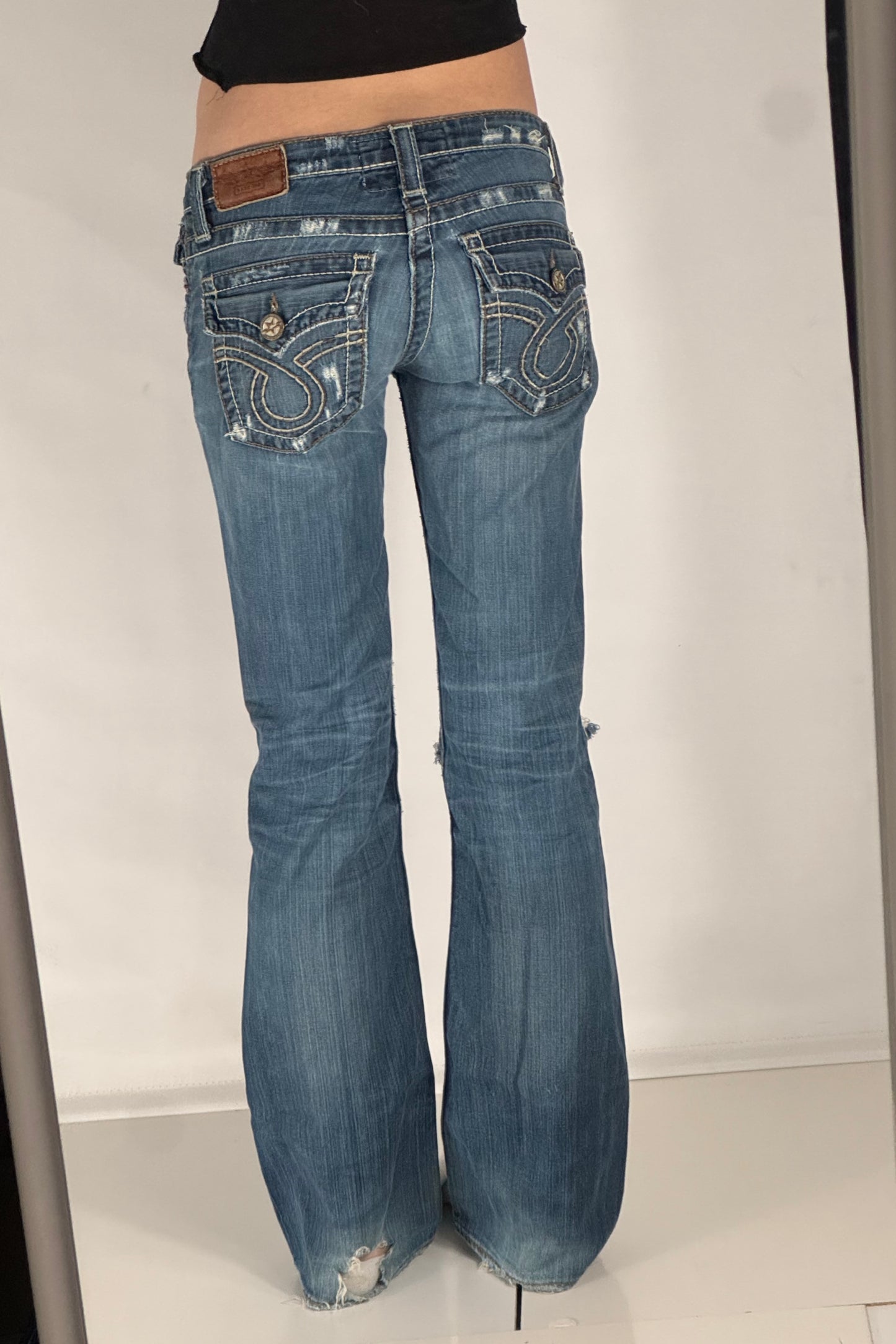 Lågmidjade jeans stl: XS
