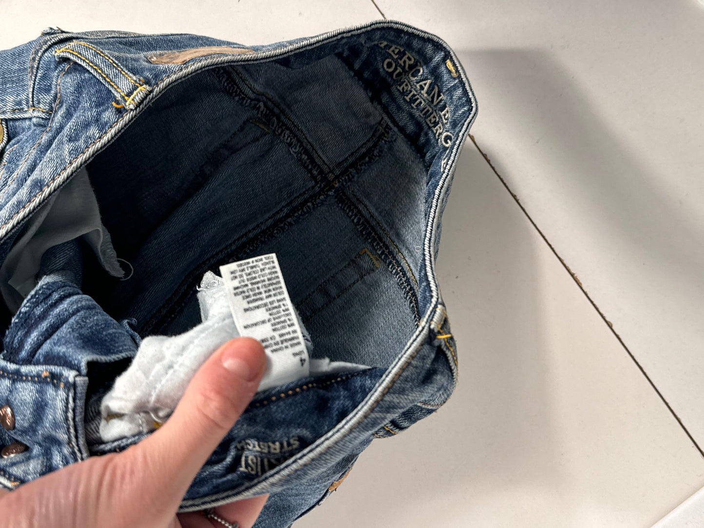 Lågmidjade jeans stl: XS