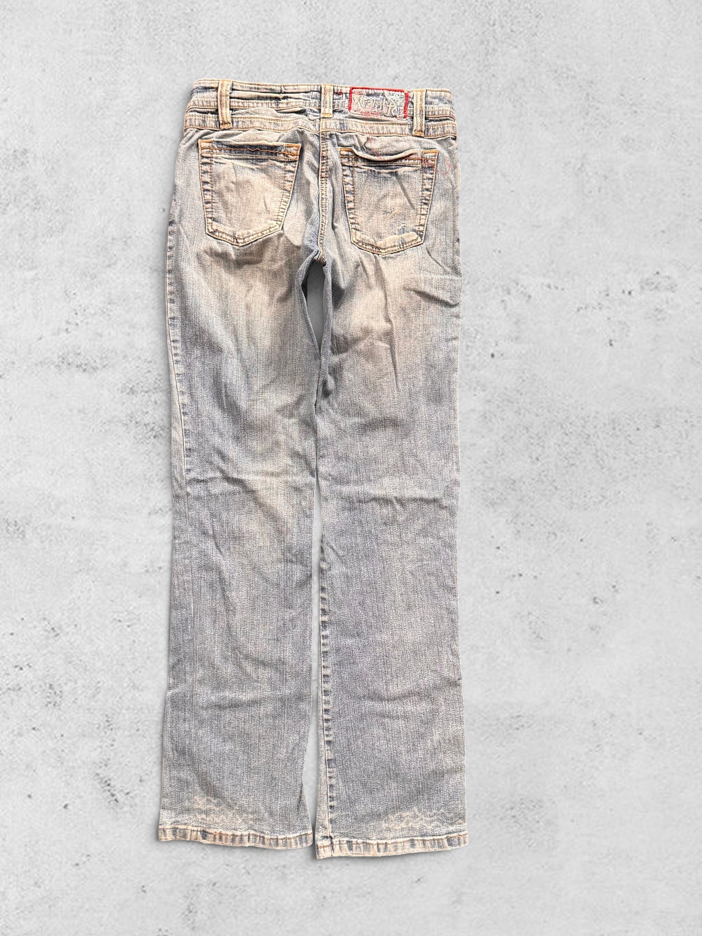 Utsvängda jeans stl: XS
