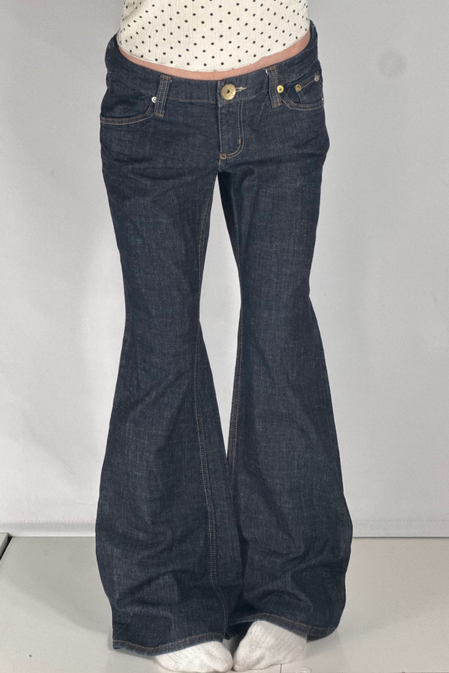 Lågmidjade jeans stl: M