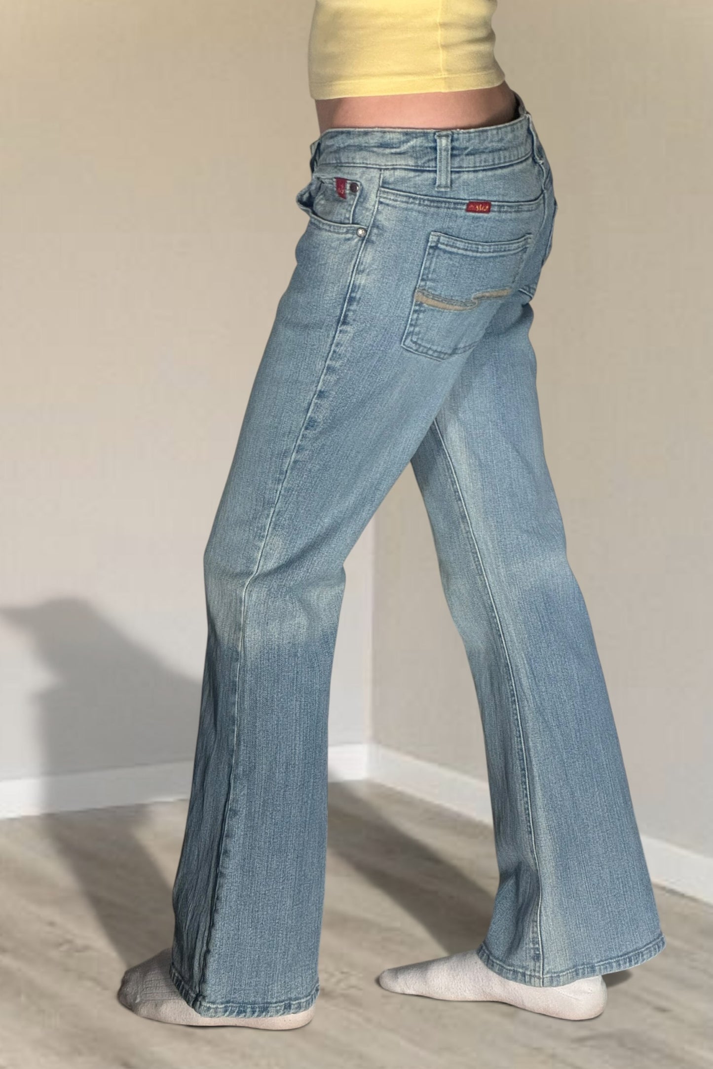 Lågmidjade jeans stl: S