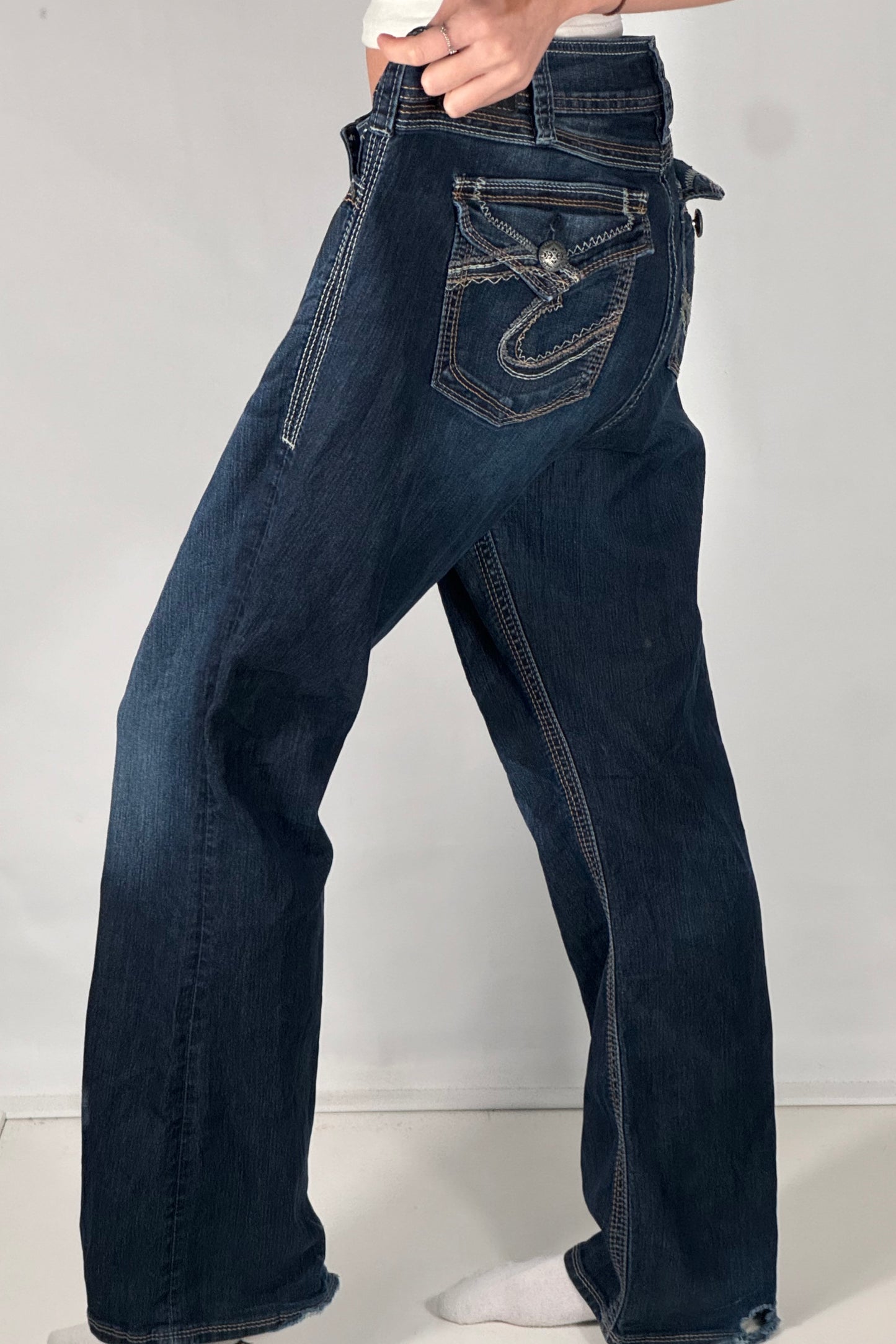 Utsvängda jeans stl: XXL