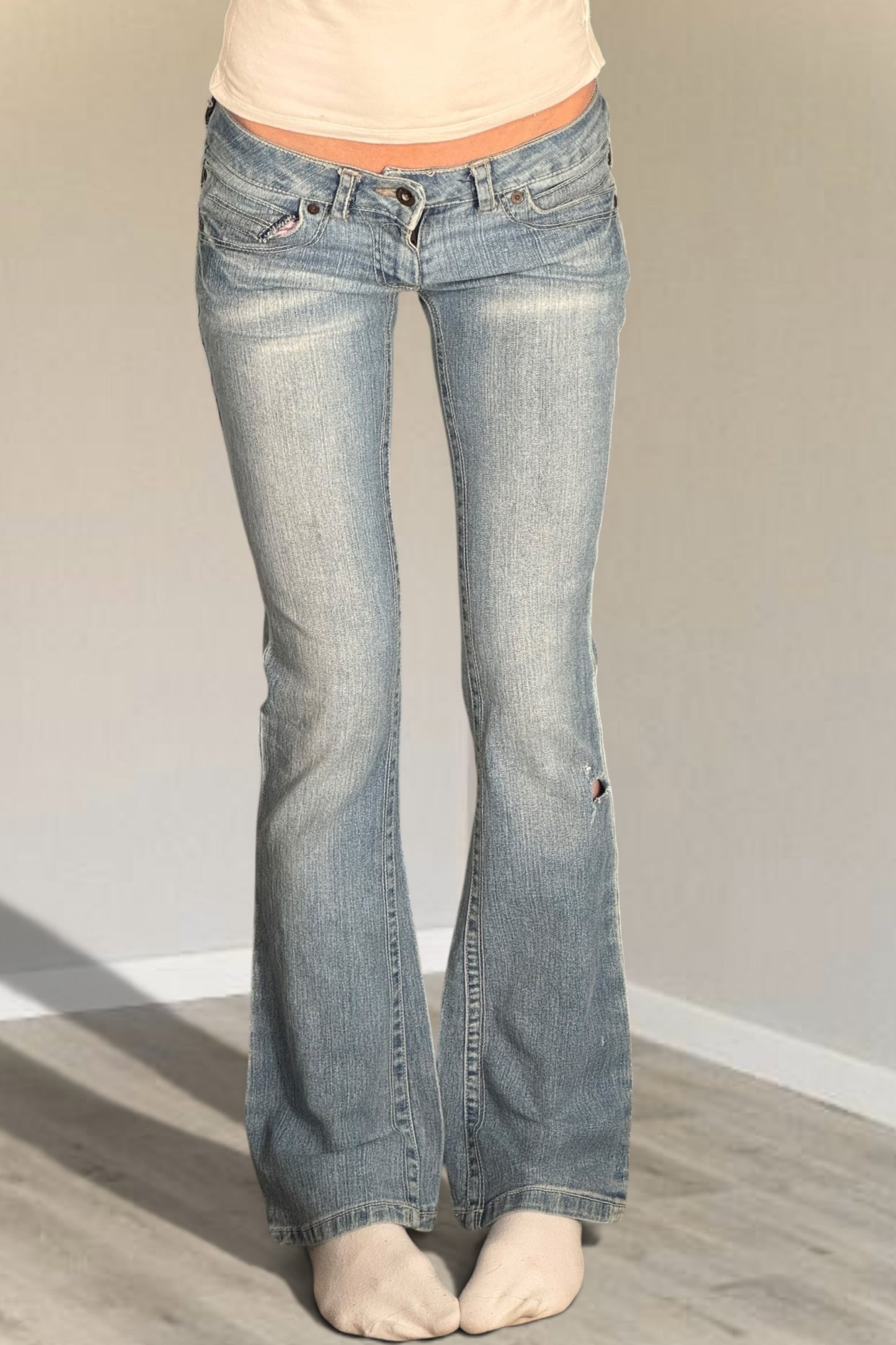 Lågmidjade jeans stl: XS