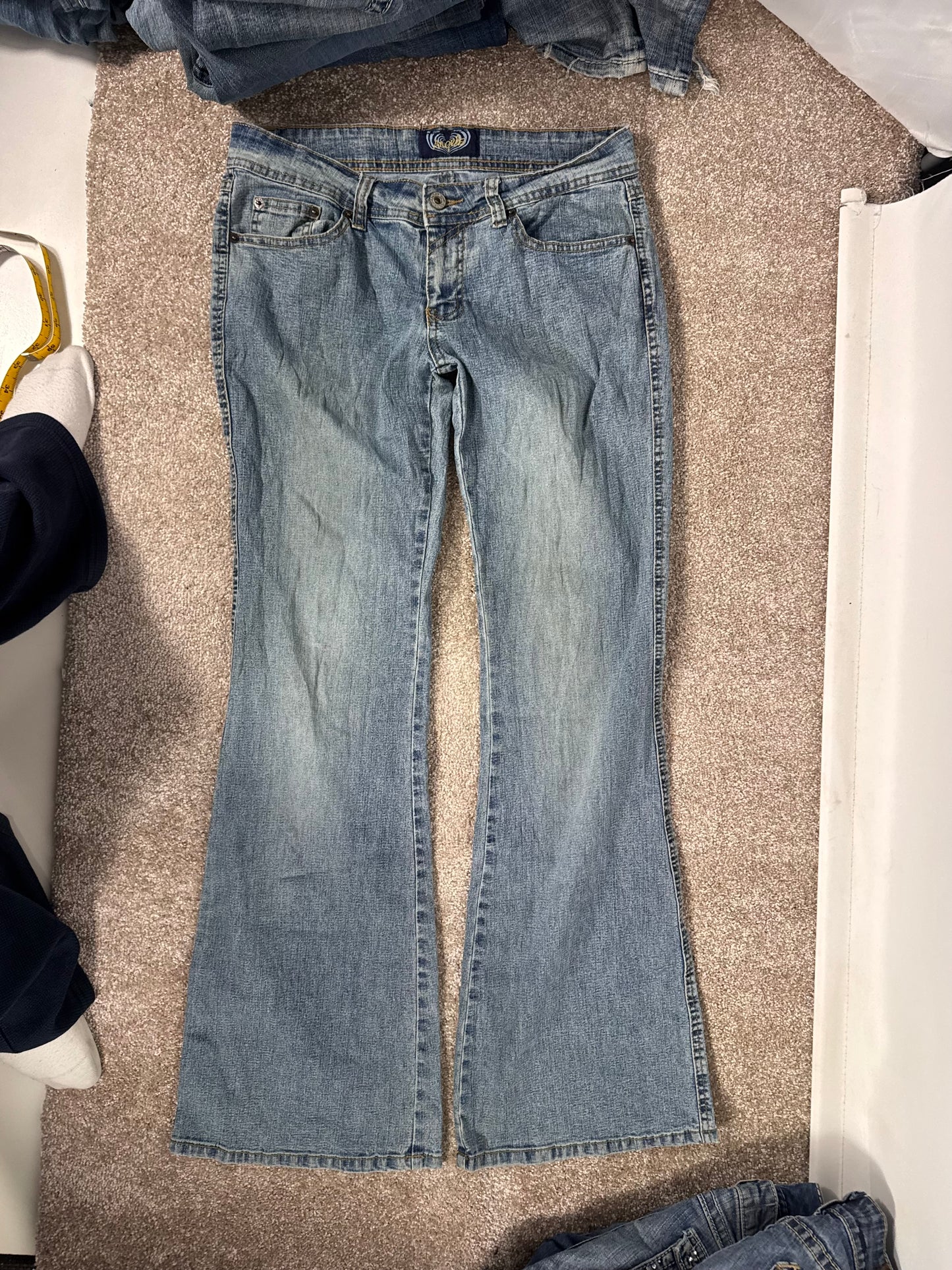Lavtaljede jeans str: S