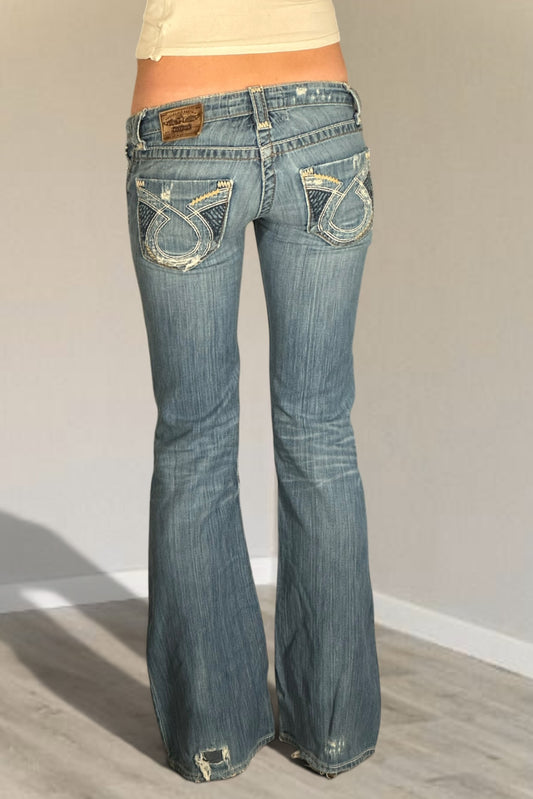 Lågmidjade jeans stl: XXS
