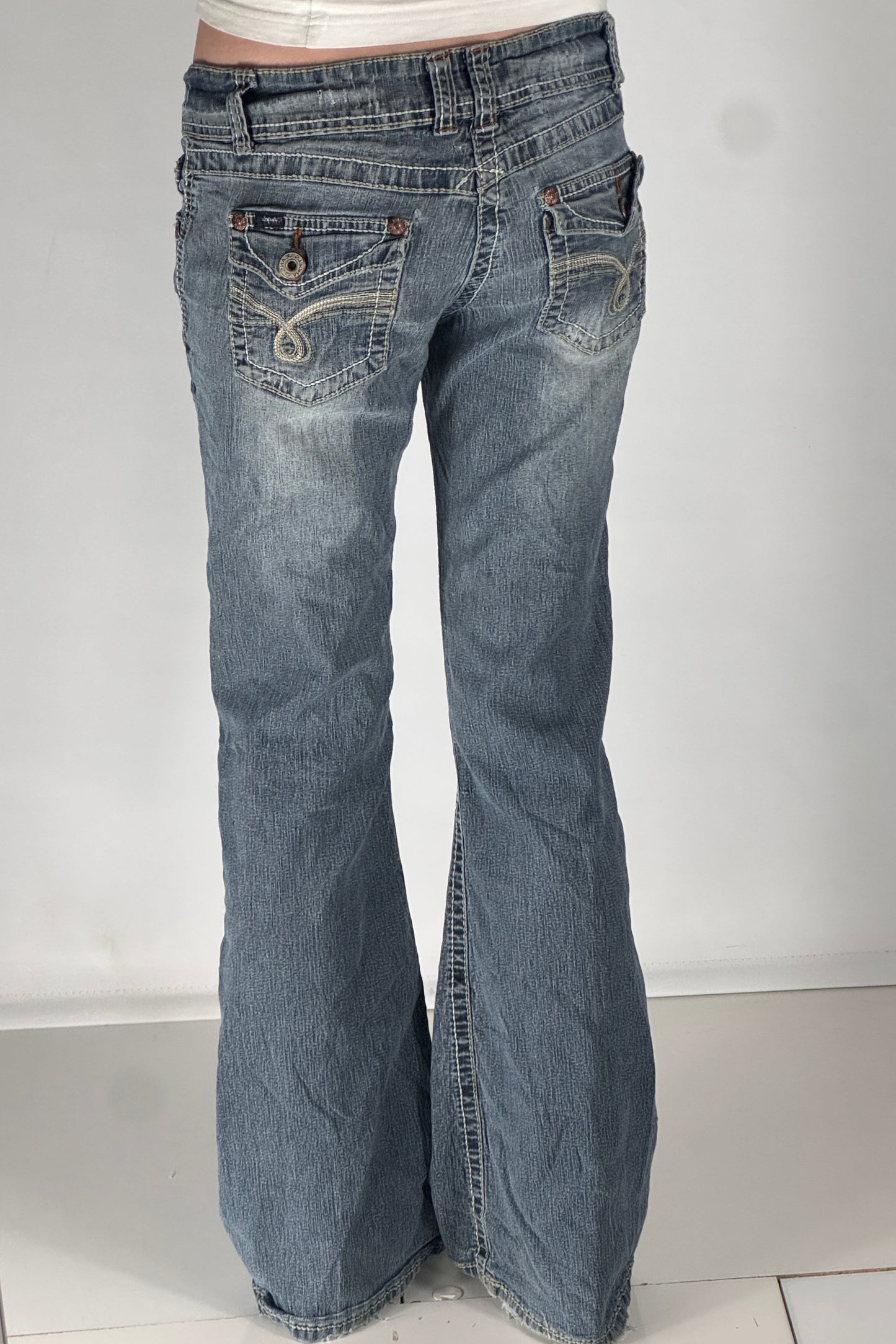 Lågmidjade jeans stl: S
