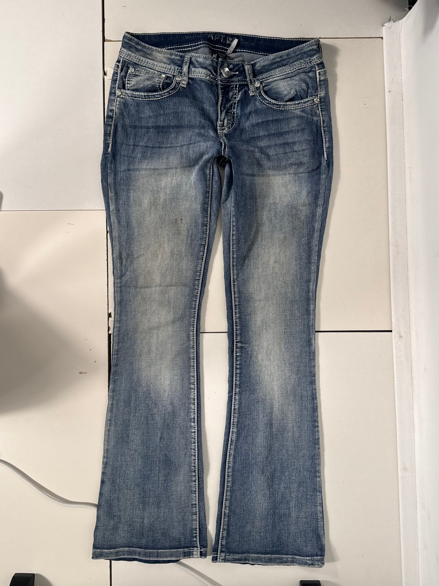Lågmidjade jeans stl: S