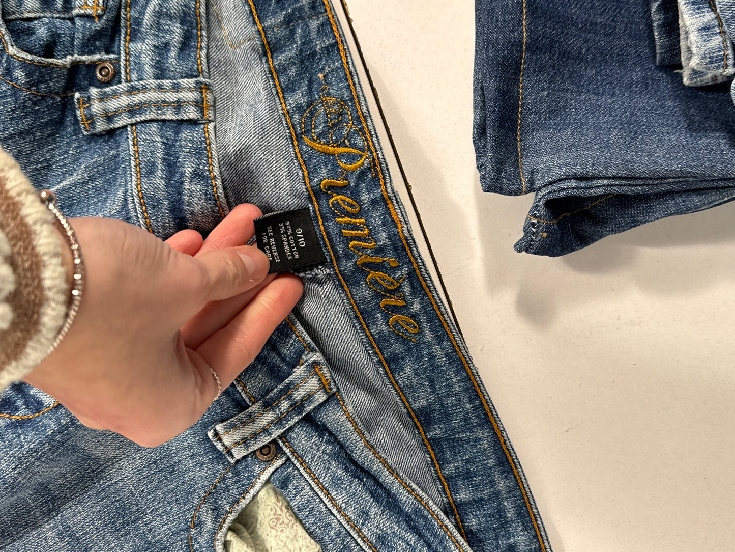 Lågmidjade jeans stl: M/L