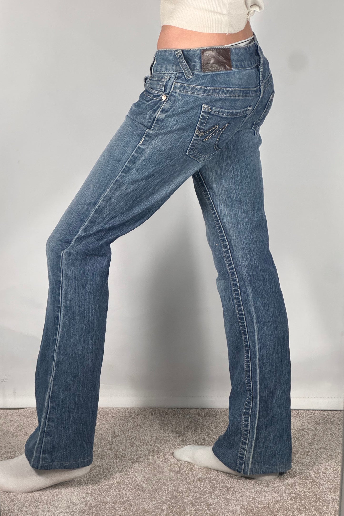 Lågmidjade jeans stl: S