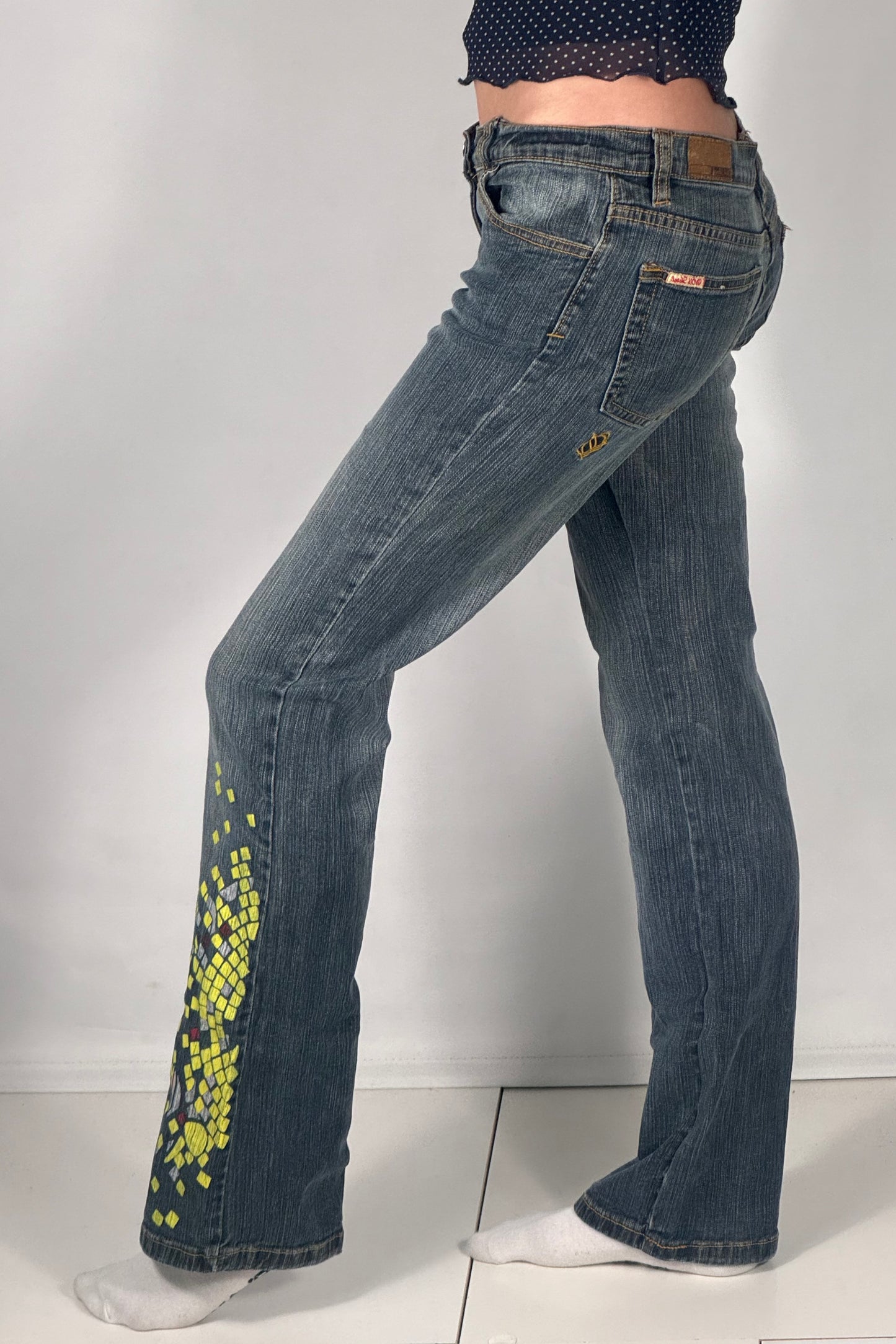Lågmidjade jeans stl: XS