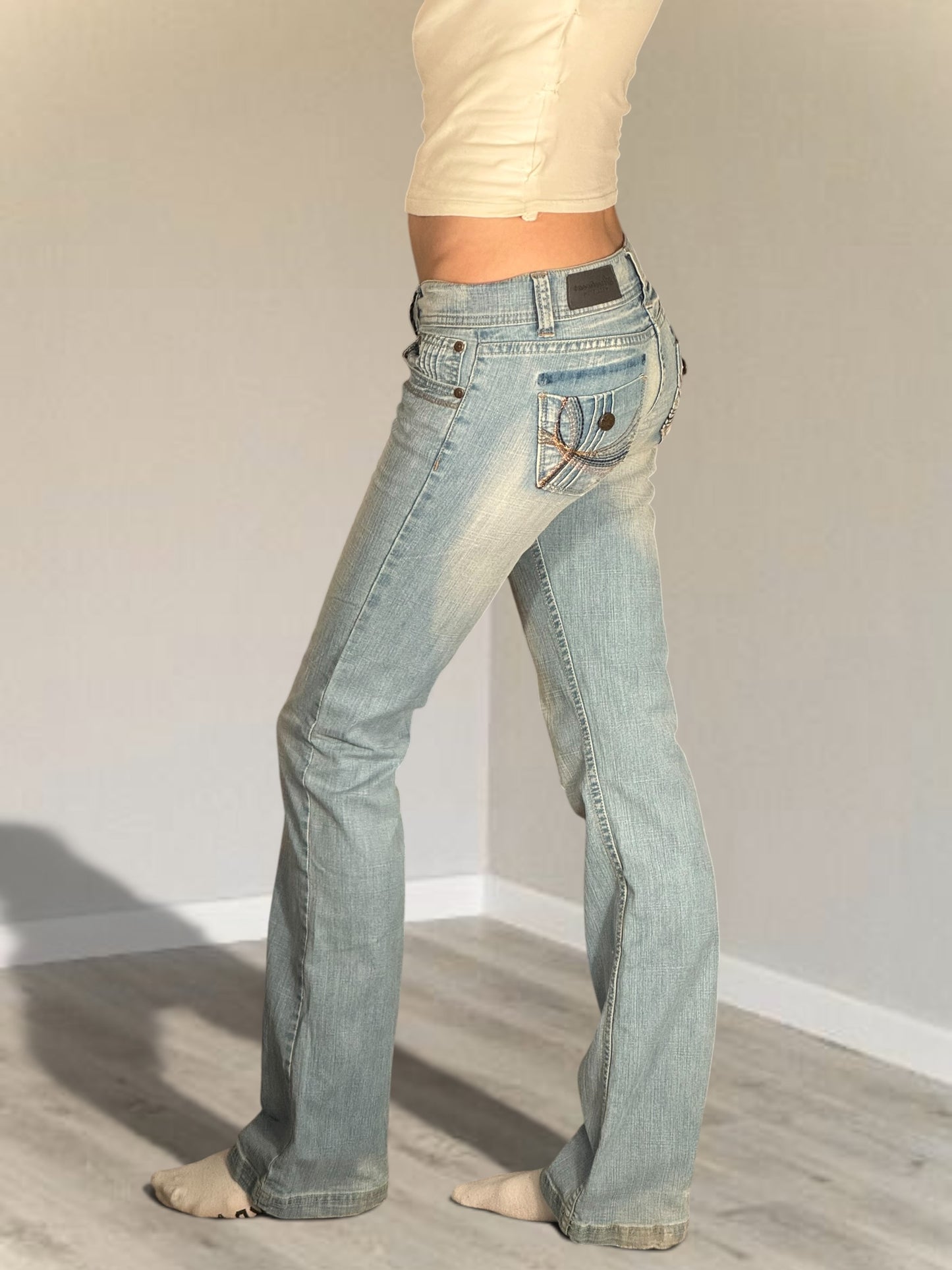 Lågmidjade jeans stl: XS