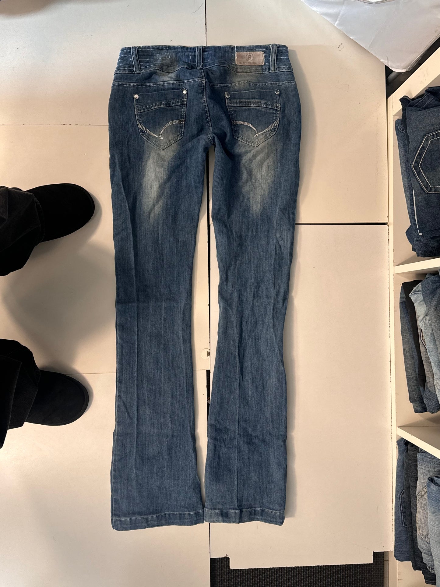 Lågmidjade jeans stl: S