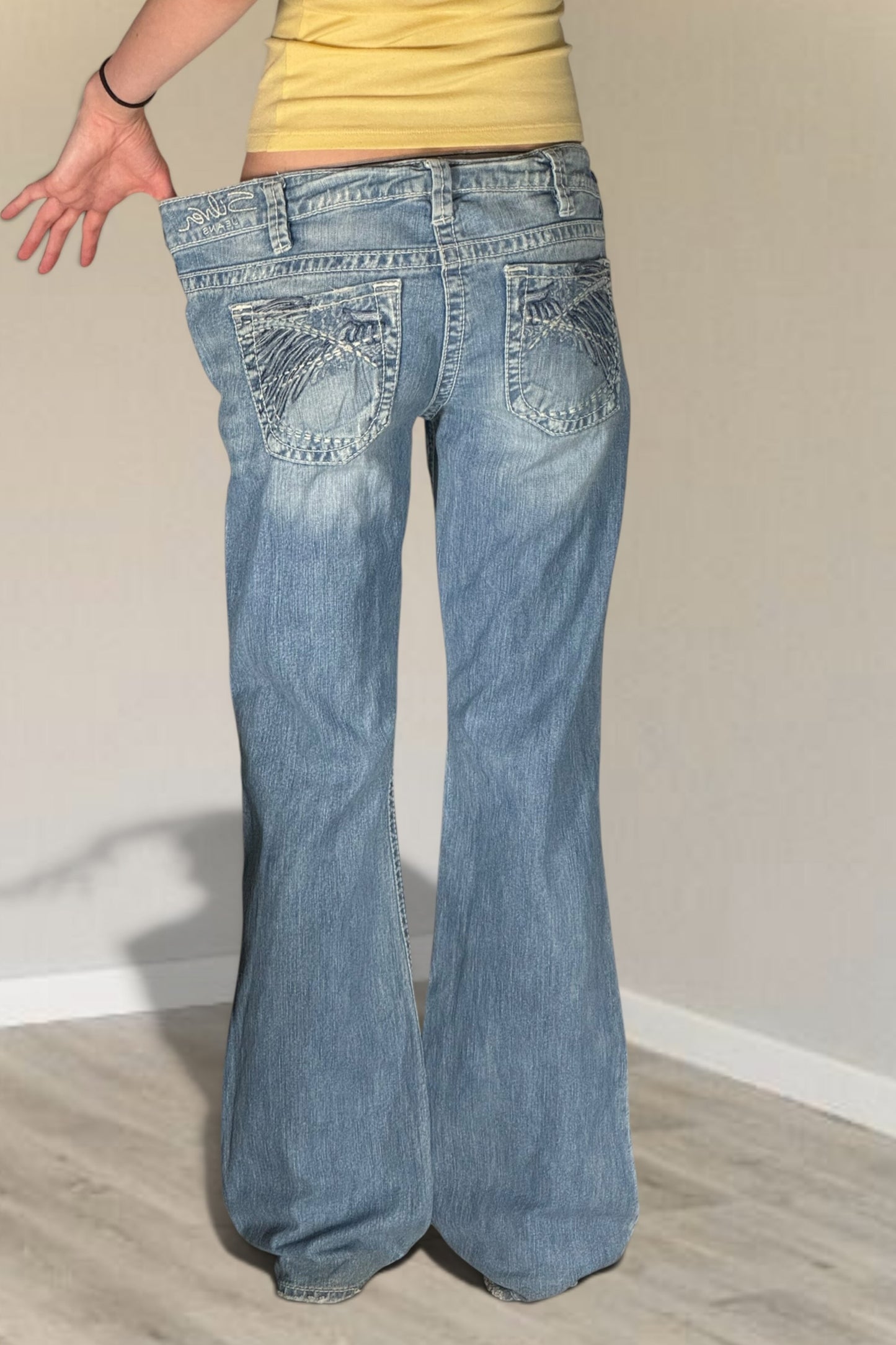 Lågmidjade jeans stl: M