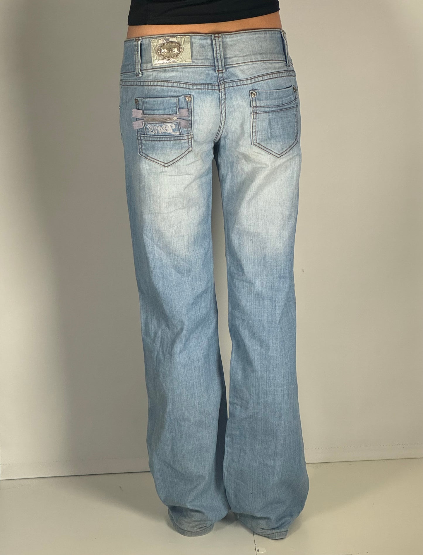 Lågmidjade jeans stl: S