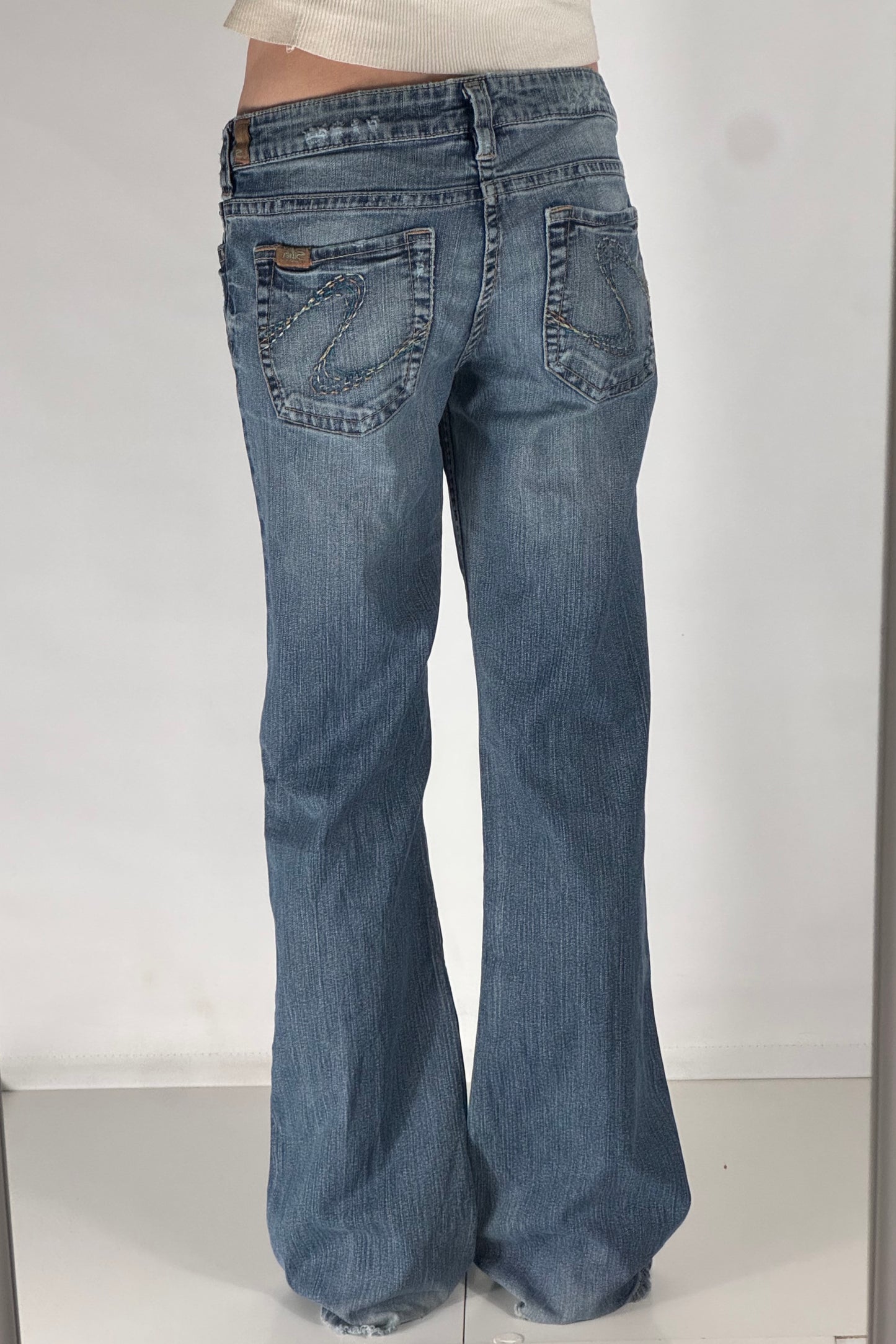 Lågmidjade jeans stl: S