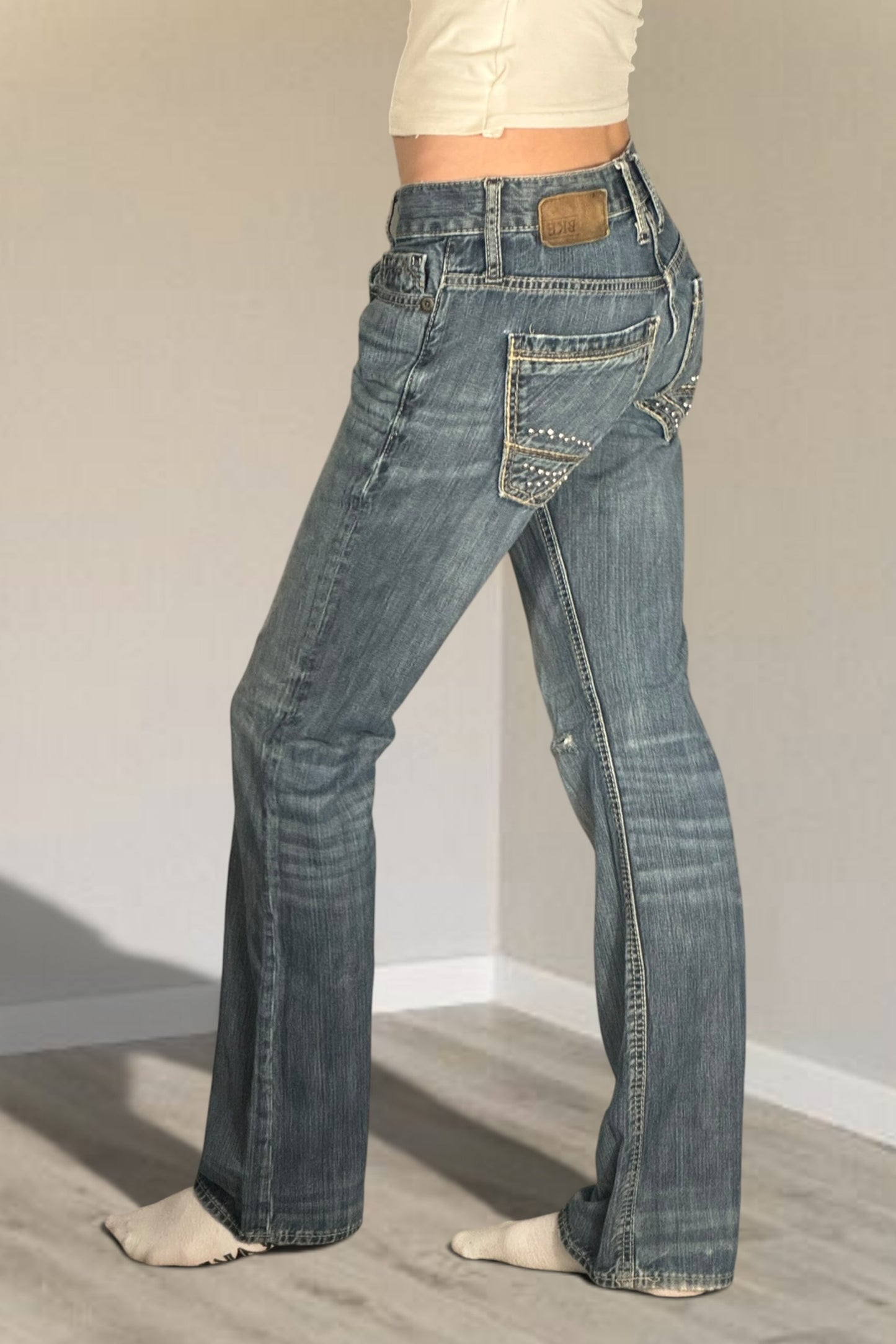 Lågmidjade jeans stl: XS